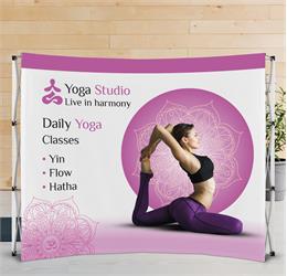 Legend Curved Banner Wall