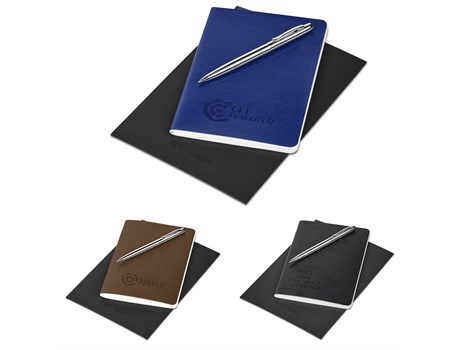 Alex Varga Small Soft Cover Notebook And Pen Set