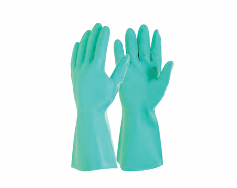 GLOVES GREEN NITRILE