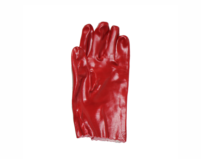 GLOVES RED 27cm OPEN CUFF