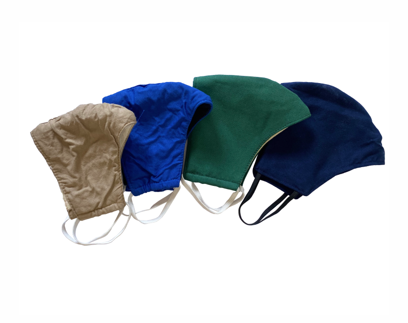 REUSABLE-WASHABLE FACE MASK (UNIT) – PLAIN DOUBLE LAYERED