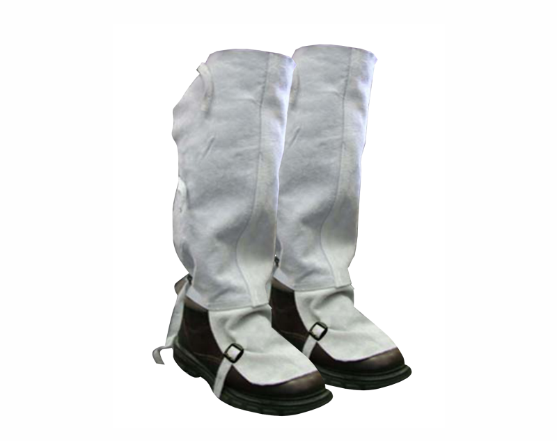 SPATS-CHROME-LEATHER-KNEE