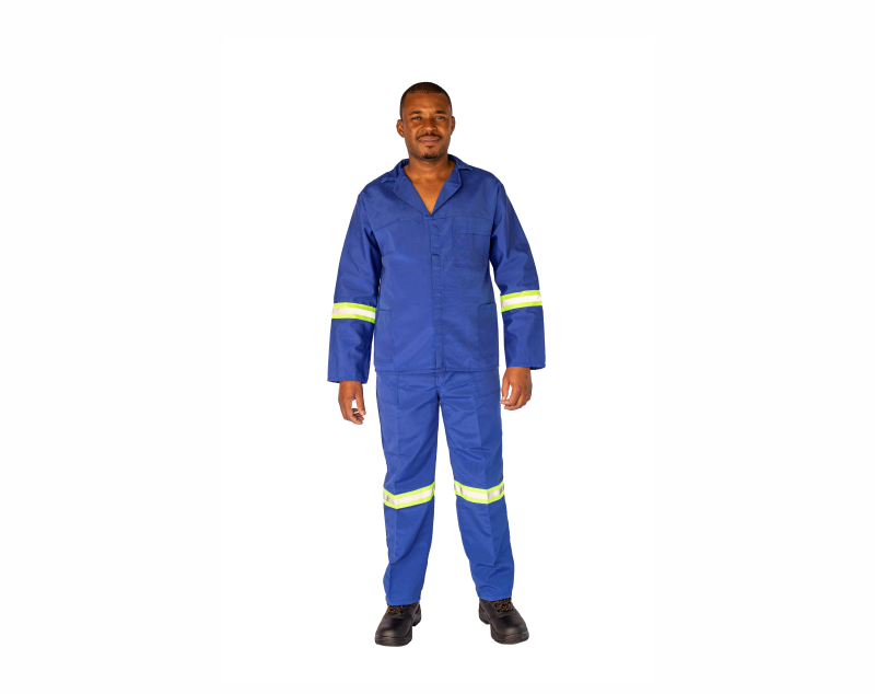 WORK SUIT POLYCOTTON – REFLECTIVE