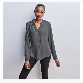 ladies long-sleeve ava blouse
