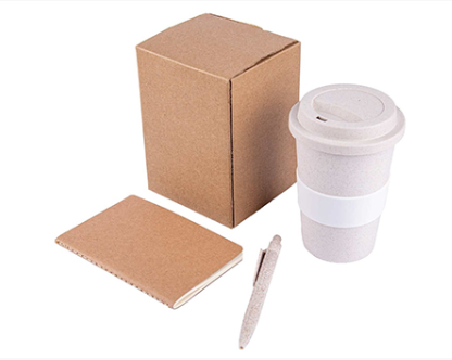 korgan eco set of mug fsc notebook and pen