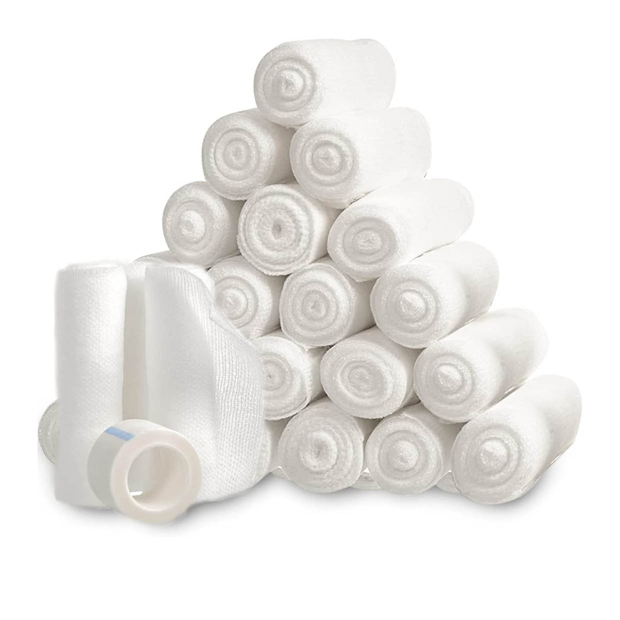 Crepe bandages Gauze bandages Orthopaedic wool