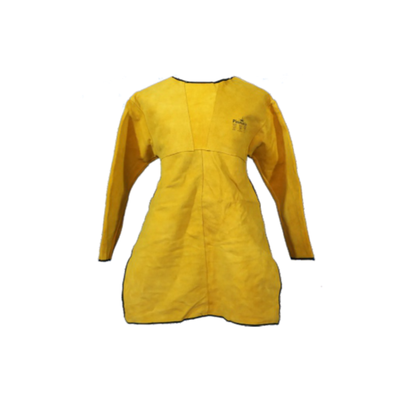 Yellow Suede Leather Welding Yoke Apron